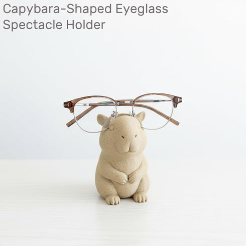 YcaeyLnaR Capybara-Shaped Eyeglass Spectacle Holder | Eyewear Organizer Frame Stand for Home, Office, Desk & Nightstand