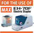 Max No.70FE Staple Cartridge, Clinch Electric Stapler (Box of 5000) by Max