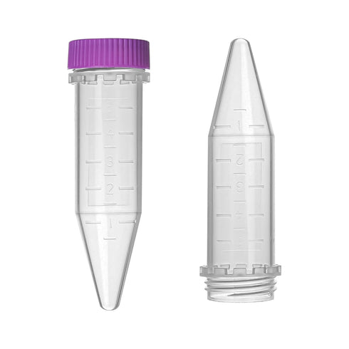 LABALPHA 5ml Conical Centrifuge Tubes with Screw Caps - 100Pcs Polypropylene Tubes with Graduated Spot