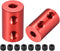 uxcell 4mm to 4mm Bore Rigid Coupling Set Screw L20XD12 Aluminum Alloy, 2pcs Shaft Coupler Connector for RC