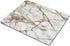 Smooffly White Marble Gold Grain Mouse Pad Non-Slip Rubber Gaming Mousepad for Computers