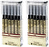 AUHOKY 24Pcs 0.35 mm Black Gel Ink Pens, Extra-Fine Ballpoint Pens for Office & School Stationery
