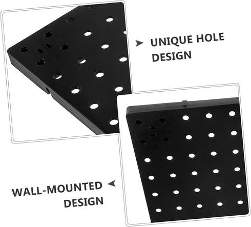 Pegboard Wall Organizer Panel Sturdy Plastic Storage System for Workbench and Garage Simple Installation Strong