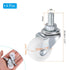1.25 Inch 4 Pack PATIKIL Stem Casters, Wire Shelf Caster Threaded Swivel Stem Wheels Wire Shelving for Rolling Cart