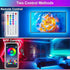 PSTAR Backlight,9.84ft 32-45 Inch Setup, TV LED Music Sync RGB Backlight with Remote & App Control, USB Powered