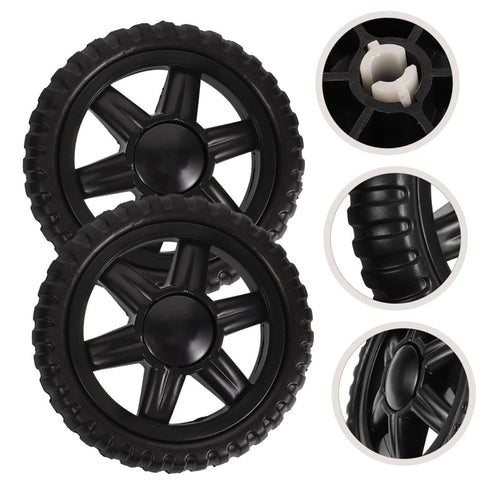4pcs GANAZONO Replacement Laundry Cart Wheels Rolling Carts Wheels for Shopping Trolley