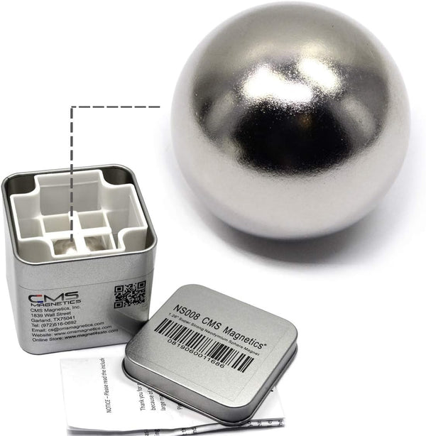 CMS Magnetics 1.26" Neodymium Sphere Magnet - Super Strong Rare Earth Ball