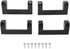 Hamwesh 4 Piece Tape Measure Holder, Hard and Dependable Multifunctional Tool Hanger Storage Dock with Fitting Screws