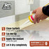 Liquid Rubber Caulk, Hybrid Adhesive and Protective Sealant, White, 1 Pack