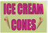 Fastasticdeals Decal Stickers Multiple Sizes Ice Cream Cones Advertising Printing C Industrial Vinyl
