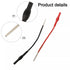 Tangseajiao 1 Pc Red Flexible Back Probe, Automotive Diagnostic Test Repair Tools for Car Electrical and Multimeter