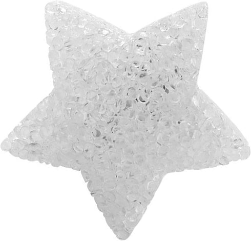 Kukyller 3.14 3.14 1.57in Star Lights, Handheld Star Shape Acrylic Battery Powered Soft Glow Desk Table Lamp Night
