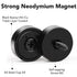 LOVIMAG Neodymium Magnet, 20lbs Rare Earth Strong Magnets, 60Pcs Black Countersunk with Screw for Kitchen, Craft,