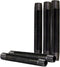 Everflow Supplies NPBL3810-5 Black Nipple Pipe, 1/8" x 10"