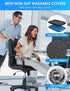 WISIMMALL 16.5" 12" Tailbone Gel Seat Cushion Portable Travel Cushions, x Large Size Super Thick Foldable Chair Seat