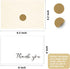 50 4x6 Inch, Thank You Cards with Envelopes Ivory - PK - Wedding Thank You Cards Thank You Cards with Envelopes Bulk