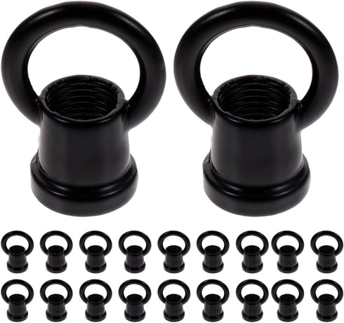 Veemoon Chandelier Hook Ring Light Fixture, 20pcs Ceiling Light Hanging Ring Hanger