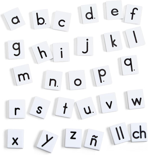 hand2mind Plastic Lowercase Alphabet Letter Tiles, Plastic Letters for Kids, Phonics Manipulatives, Science of Reading