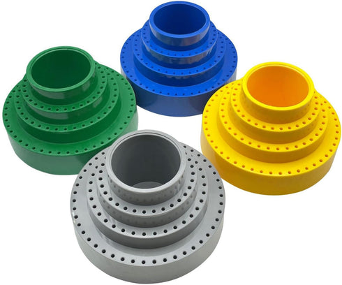 Generic Hole Drill Bit Storage Case Rotary Tool Bit Holder Mandrel Bench Stand Organizer Round Shape Metalworking