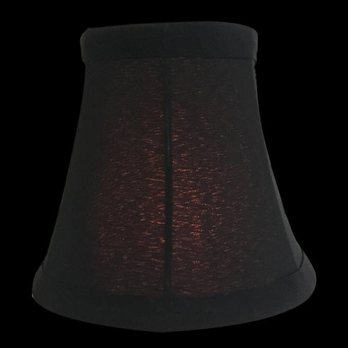 CSO-1024-5BLK/WH 3 5 4.5, Royal Designs, Inc. Softback Bell Chandelier Shade, x x Black