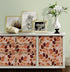 Y273A Vintage Leaf Peel and Stick Wallpaper, 17.7in x 9.8ft, Brown/Yellow Leaves