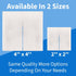 4" 4" 6-Ply (Pack 250) Vakly Sterile Split Gauze x of Absorbent Non-Woven Drain Sponges with Precut Slit for IV