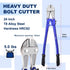 ZrgGea 24 Inch Bolt Cutter | Heavy Duty Wire Cutters, Industrial-Grade Heavy-Duty Forged from T8 Alloy Steel
