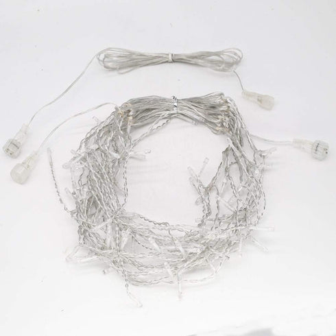 YASENN 100LED 9.9Ft Icicle String Lights, 8 Lighting Modes with Timer, Connectable Fairy Plug-in for Christmas