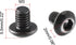 uxcell M3x4mm Thread Button Head Hex Socket Cap Screw Bolt - 100pcs