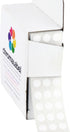 ChromaLabel 1/4 Inch Circle Sticker Labels, 1000 White Sticky Dots with Handy Dispenser
