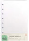 Talia Discbound Notebook Refills, Junior Size (5.5in x 8.5in), Blank Pages
