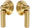 SANCHAKOU Cabinet Door Knobs 2 Pack Pure Copper Chinese Style Drawer Wardrobe Bedside