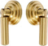 SANCHAKOU Cabinet Door Knobs 2 Pack Pure Copper Chinese Style Drawer Wardrobe Bedside