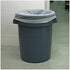 BlueDogSupplies 21-30 200 Count, 0.5 Commercial Every Day Value Gallon Trash Bags White, Regular Mil Garbage Bags