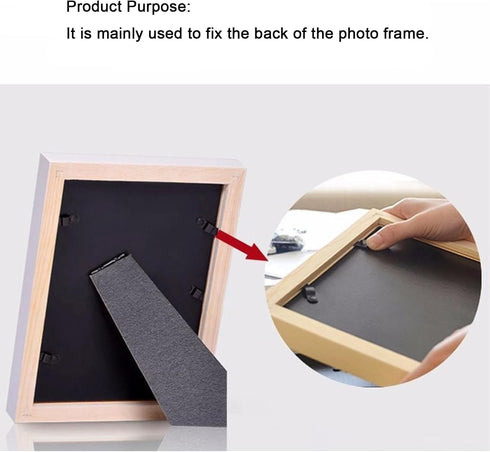 80 Pcs Picture Frame Turn Button Fasteners, BOYIDEW 40Pcs Clips and 40Pcs Screws for Craft