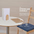 Cabilock Simple Wooden Bookend for Desk and Shelf Wood and Iron Book Stand Organizer Decorative Home Office Book Holder
