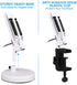 E26 TORCHSTAR Metal Desk Lamp with Clamp, Swing Arm, Architect Adjustable Gooseneck Table Lamp, Clip Desk Lights