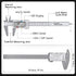 Electronic Digital Caliper, LCD | 0 to 6 inch, inch/mm Conversion, Automatic Shutdown, Ideal for Home/Jewelry/DIY