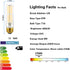 Adshen-US T10 Bulbs,Warm 2700K,6W Dimmable Bulbs 60 Equivalent,E26 Bulb Lights,4-Pack LED Tubular Light White Tube