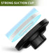 2 Pack, DELITON Suction Cup Razor Holder Removable Shower Hooks for Inside Bathroom, Powerful Suction Cup Hooks