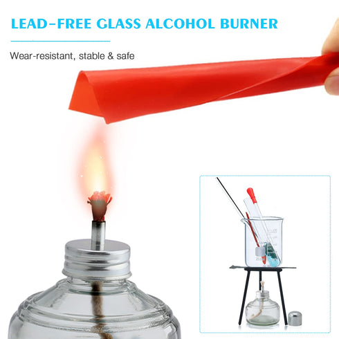 Dental Alcohol Lamp Glass - Portable Chemistry Heating Equipment for Dental Science Experiments, 150ml