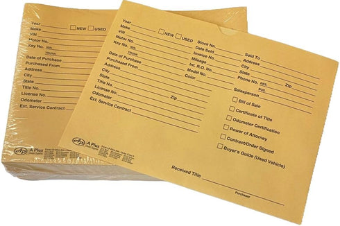 Vehicle Printed Dealer Jackets #511 DSA-546 Buff, 100 Quantity (P*)