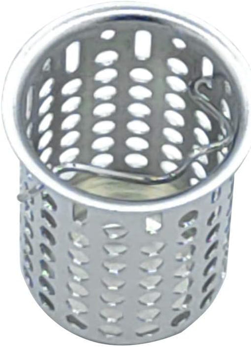 Junior Basket Strainer Stainless Steel Strainer Basket, 2.25 Inch Deep Flange Replacement with Handle