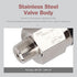 SNS 1/4 Inch NPT Male Thread Pneumatic Adjustable Diaphragm Type Pressure Switch - Normally Open and Closed Integrated