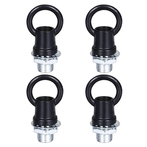 PATIKIL 18Lb Load Lamp Female Loop Holder, 4 Set Lifting Eye M10 Fine