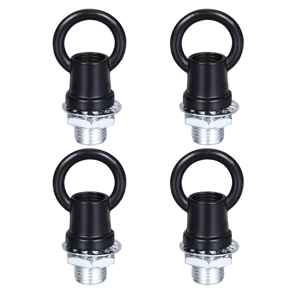PATIKIL 18Lb Load Lamp Female Loop Holder, 4 Set Lifting Eye M10 Fine
