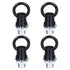 PATIKIL 18Lb Load Lamp Female Loop Holder, 4 Set Lifting Eye M10 Fine