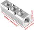 3 Way Pneumatic Manifold Air Distribution Block, Compressed Air Manifold Pneumatic Block, Air Coupler Fast Connector for Pneumatic Air Compressor by XMHF