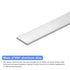 uxcell Square Aluminum Flat Bar, 2Pcs 1/4" Thick 1.4" Width 12" Length 6061 Aluminum Flat Plate for Industrial Use