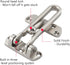 WellMade 4 Pack,Door Swing Bar Door Lock Latch Security Latch for Kids Safety and Home Security, Reinforcement Door
